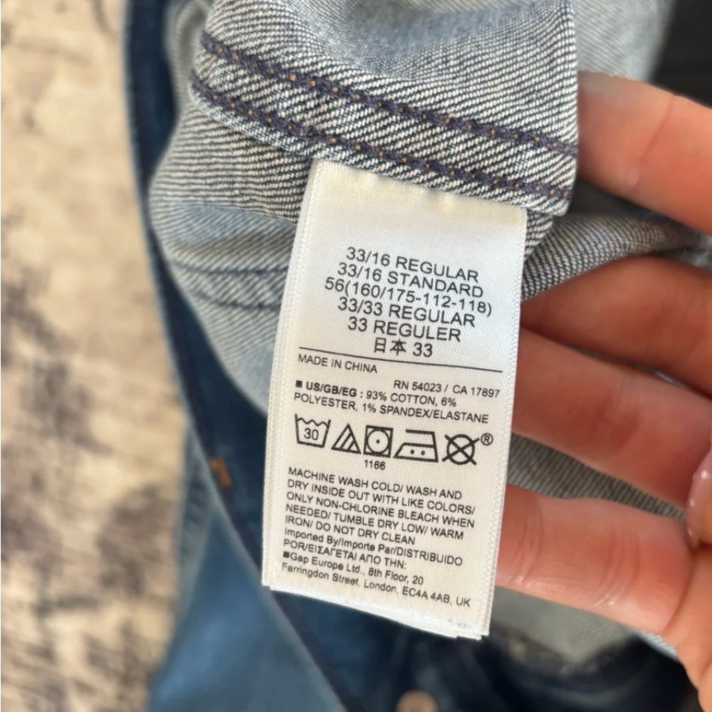 2 for $30 👖GAP 70s Flare Jeans Sz 16 or 33 - Picture 3 of 4